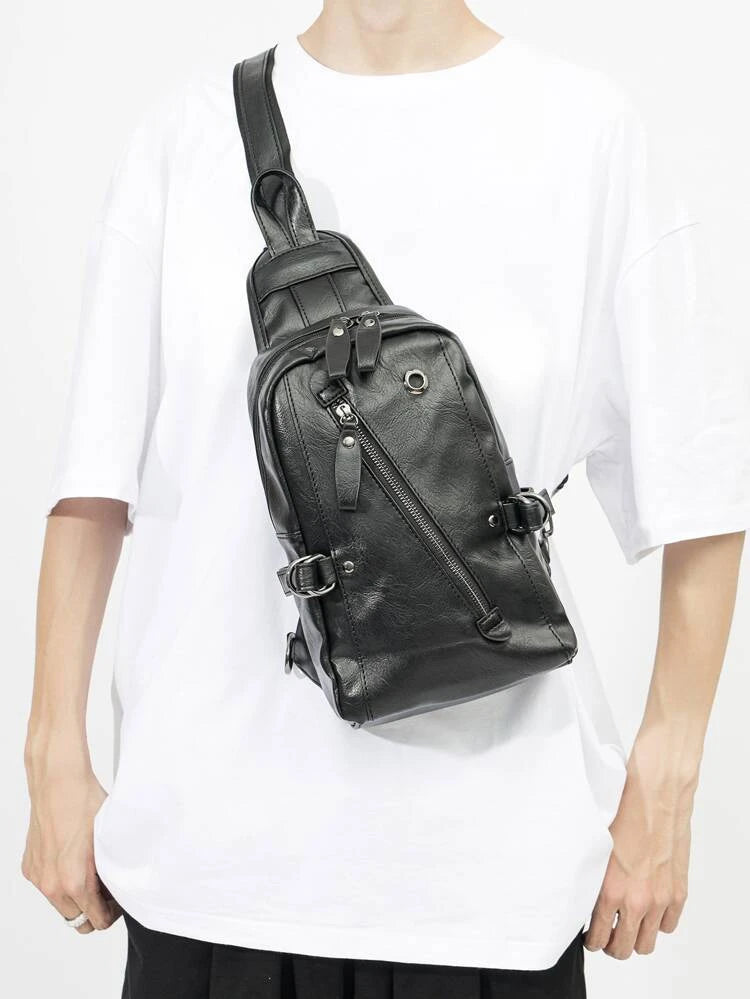 Mini Men Zip Front Sling Bag S4518880