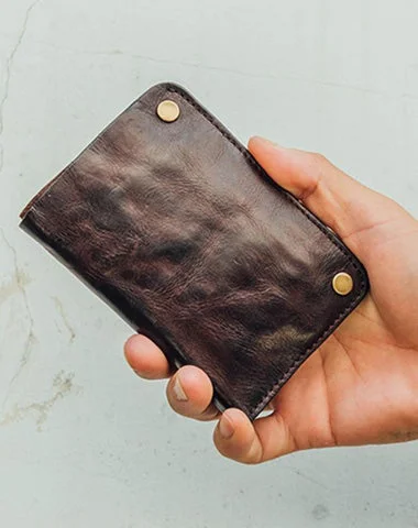 Cool Coffee Leather Mens Vertical Bifold Small Wallet Front Pocket Bifold billfold Wallet For Men Cool Coffee Leather Mens Vertical Bifold Small Wallet Front Pocket Bifold billfold Wallet For Men