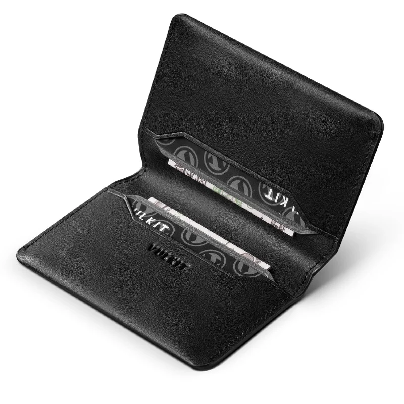 VW122- Slim RFID Blocking Leather Card Holder with Magnetic Closure for Front Pocket VW122- Slim RFID Blocking Leather Card Holder with Magnetic Closure for Front Pocket
