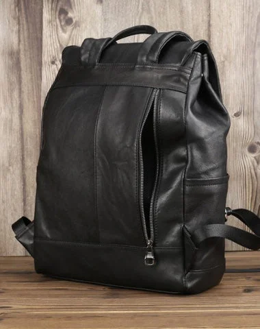 Black Suede Men's 15 inches Computer Backpack Large Travel Backpack Black Large College Backpack For Men Black Suede Men's 15 inches Computer Backpack Large Travel Backpack Black Large College Backpack For Men