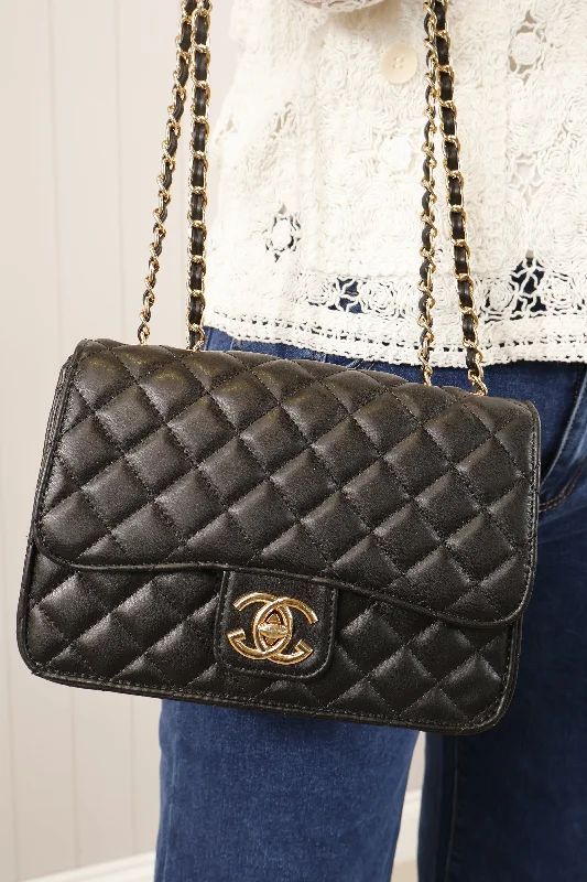 Cora quilted handbag Black