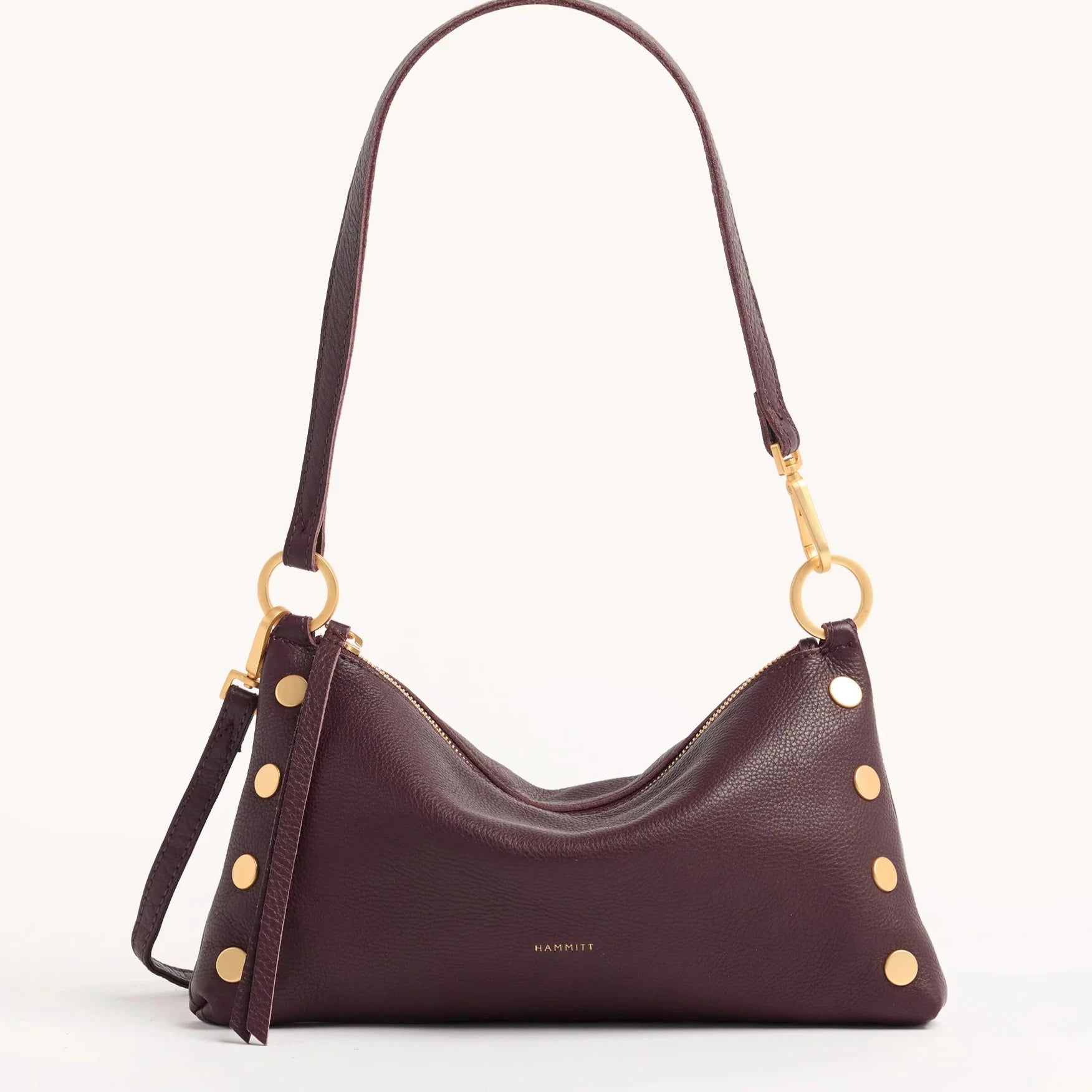 Burgungy Leather w/Gold Hardware