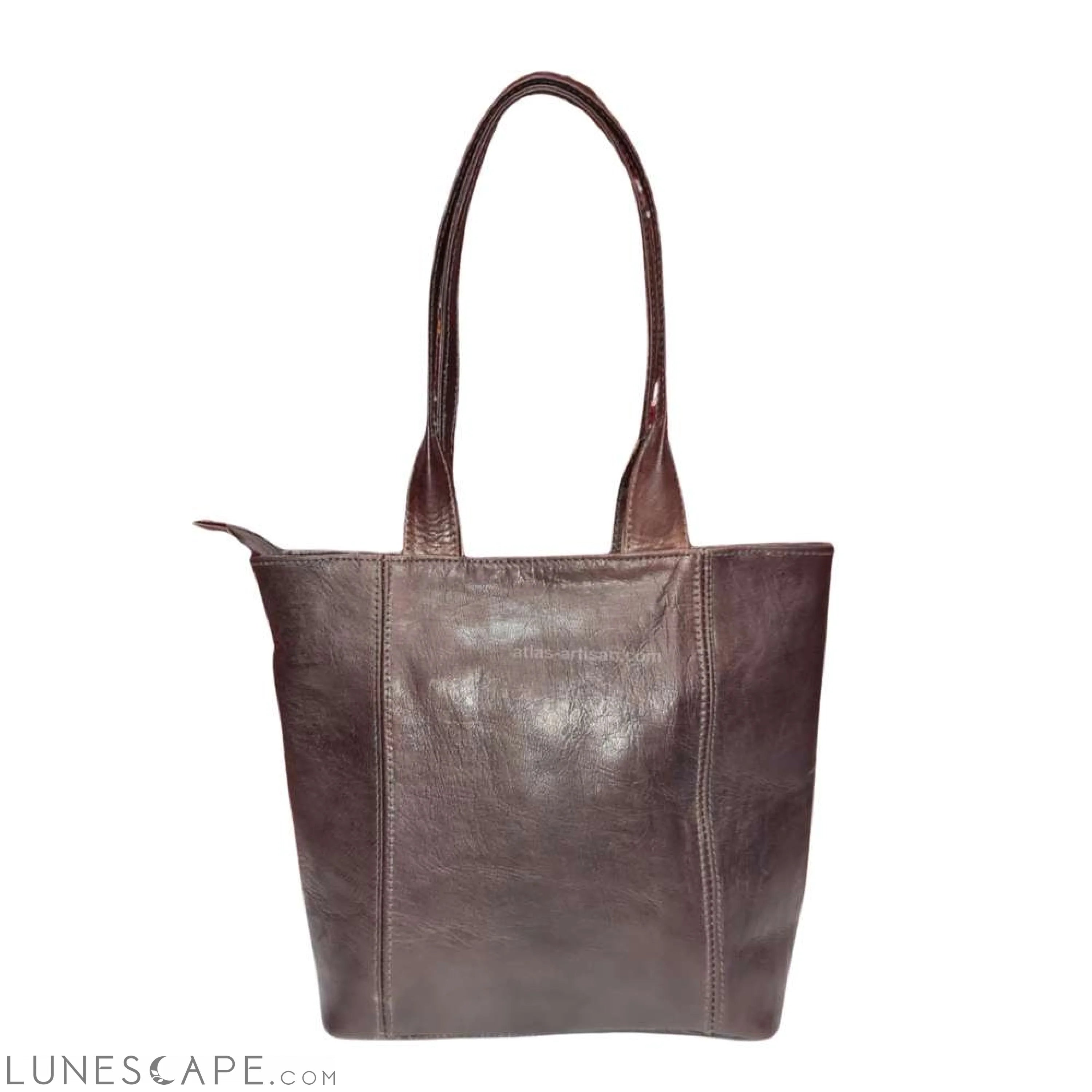 Sac à Main Kati Supple Brown Leather Handmade Shoulder Bag