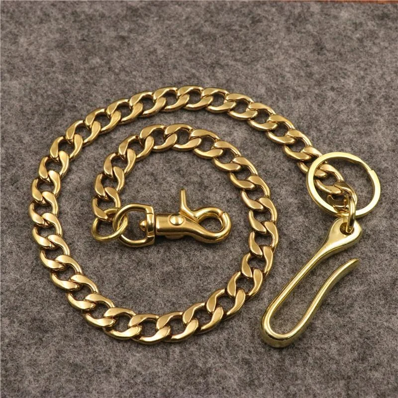 Solid Brass Cool Punk Rock Wallet Chain Biker Trucker Wallet Chain Trucker Wallet Chain for Men Solid Brass Cool Punk Rock Wallet Chain Biker Trucker Wallet Chain Trucker Wallet Chain for Men