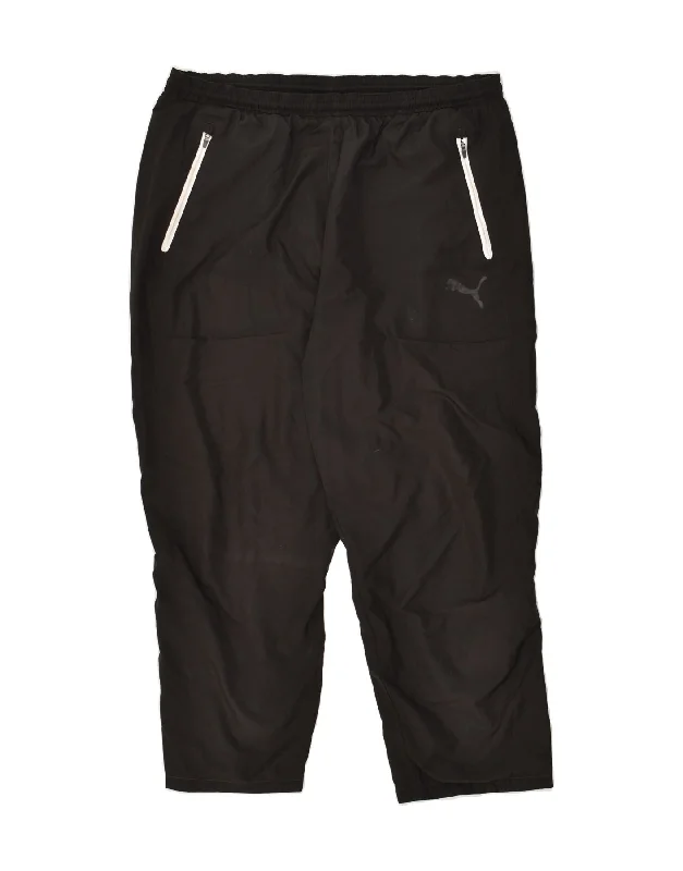 PUMA Mens Tracksuit Trousers XL Black