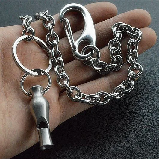 Solid Stainless Steel Cool Punk Rock Wallet Chain Biker Trucker Wallet Chain Trucker Wallet Chain for Men Solid Stainless Steel Cool Punk Rock Wallet Chain Biker Trucker Wallet Chain Trucker Wallet Chain for Men