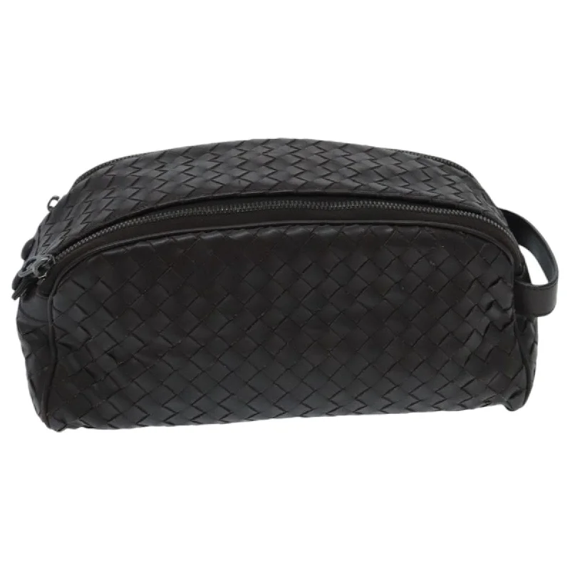 Bottega Veneta Intrecciato  Leather Clutch Bag (Pre-Owned)