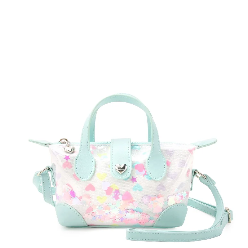 Confetti Hearts Pouchette Crossbody Bag