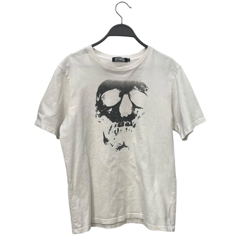 HYSTERIC GLAMOUR/T-Shirt/L/Cotton/WHT/Graphic/SKULL BERRY