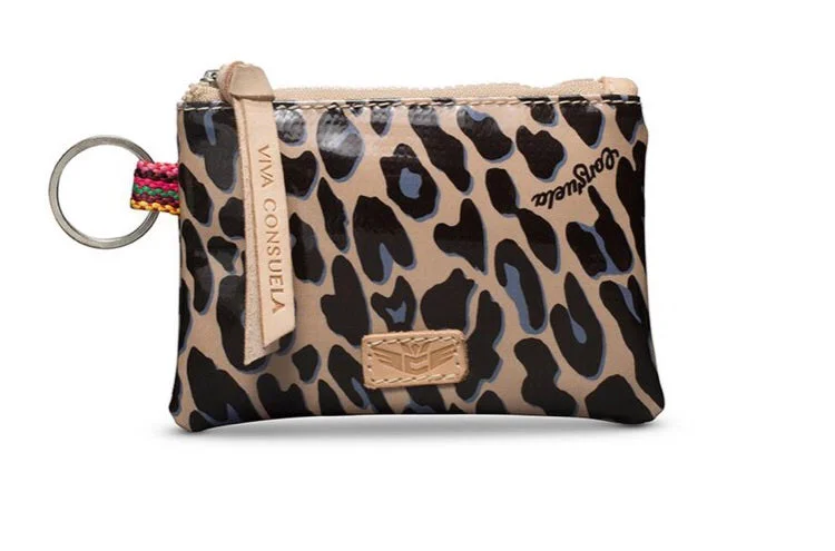 Consuela Blue Jag Teeny Pouch