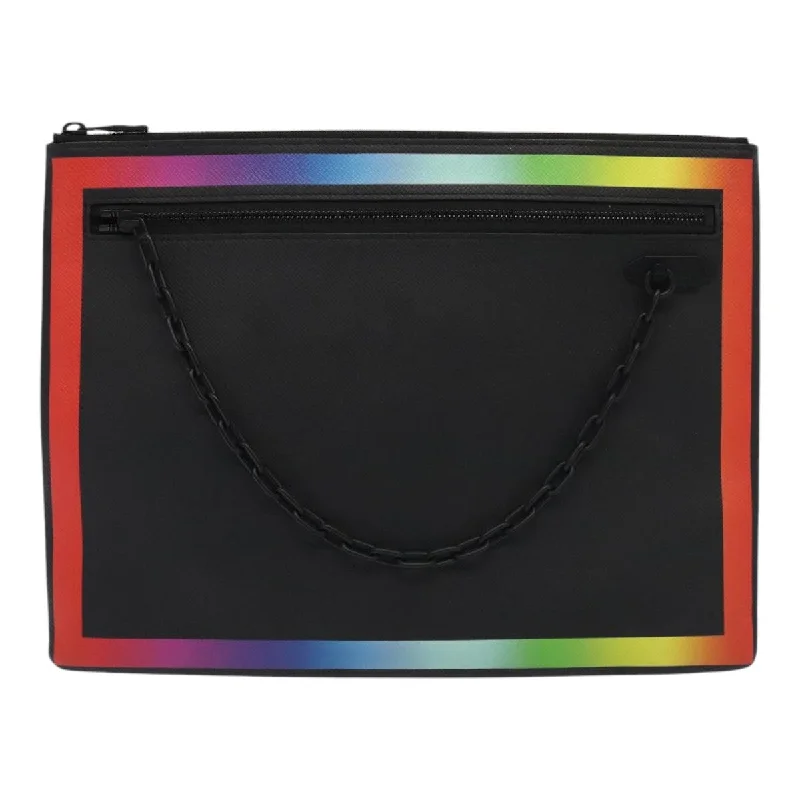 Louis Vuitton Pochette A4  Leather Clutch Bag (Pre-Owned)