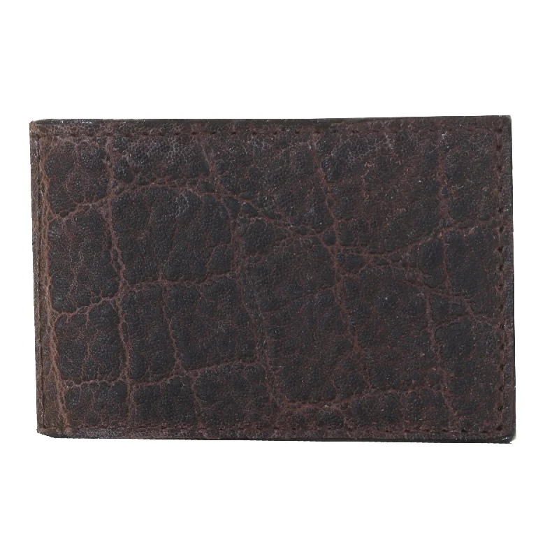 MC142 - Expresso Elephant Print Money Clip