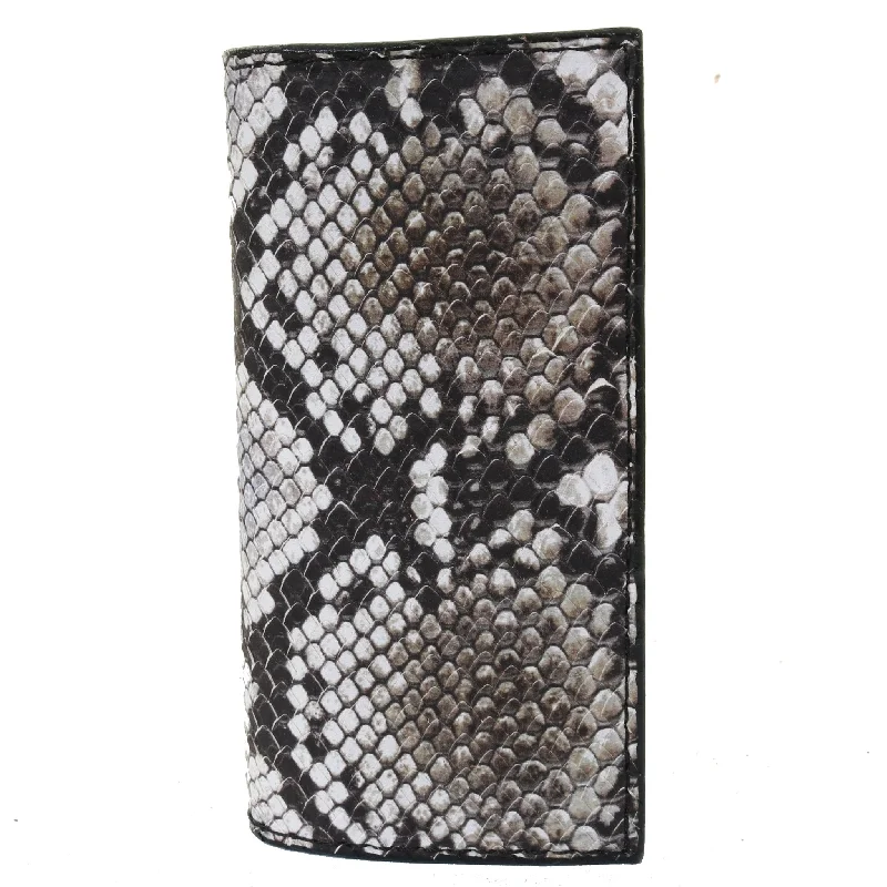 CB67 - Cobra Snake Print Checkbook Wallet