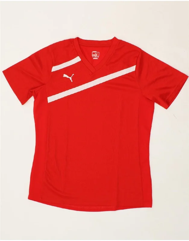 PUMA Womens T-Shirt Top UK 16 Large Red